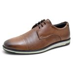 Sapato Social Masculino Modelo Oxford Fork - 5332 - Whisky