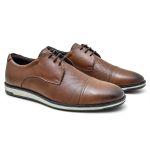 Sapato Social Masculino Modelo Oxford Fork - 5332 - Whisky