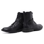 Bota Masculina Casual Cano Alto Couro DIfranca 9166 - Preto