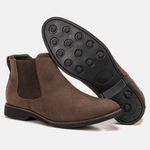 Bota Chelsea Masculina Couro Mustang Difranca - 252 - Marrom