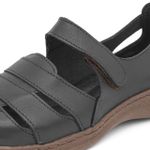 Sandália Feminina Couro Conforto DIfranca - 7073 - Preto