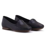 Mocassim Classico Feminino Conforto Couro DIfranca - 24000 - Preto