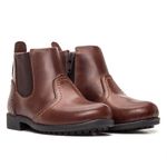 Bota Infantil Couro Botina DIfranca - 02882 - Marrom 