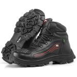 Bota Motociclista Couro Legítimo Bell Boots - 2050 - Preta