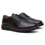 Sapato Casual Masculino Couro DIfranca - 033 - Preto 