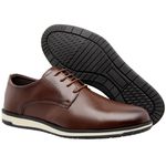 Sapato Casual Masculino Oxford Confort Mocflex - 12000 - Caramelo