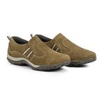 Sapatilha Mocassim Masculina Couro Difranca- 020 - Castor 