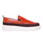 Sapato Casual Masculino Slip On Couro DIfranca - 77060 - Castor