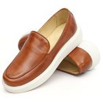 Sapato Casual Masculino Slip On Couro DIfranca - 5503 - Castor