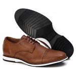 Sapato Casual Masculino Couro DIfranca - 8005 - Castor