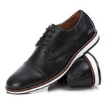 Sapato Casual Masculino Couro DIfranca - 8005 - Preto 