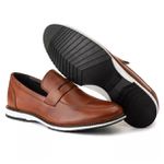 Sapato Mocassim Loafer Masculino Couro DIfranca - 8001 - Castor