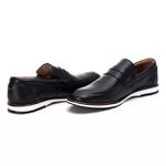 Sapato Mocassim Loafer Masculino Couro DIfranca - 8001 - Preto