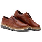 Sapato Casual Derby Masculino DIfranca - 7500 - Castor