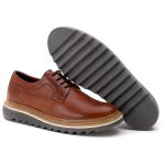 Sapato Casual Derby Masculino DIfranca - 7500 - Castor