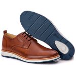 Sapato Casual Masculino Couro DIfranca - 9004 - Castor 