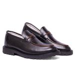 Sapato Casual Masculino Couro Tratorado DIfranca - 22003 - Preto