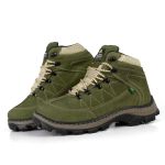 Bota Adventure Casual Couro Nobuck Hiking Extreme Bell Boots - 900 - Oliva