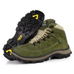 Bota Adventure Casual Couro Nobuck Hiking Extreme Bell Boots - 900 - Oliva