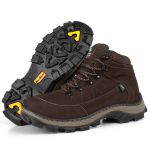 Bota Adventure Casual Couro Nobuck Hiking Extreme Bell Boots - 900 - Café