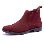 Bota Chelsea Feminina Couro DIfranca PN1777 - Bordô