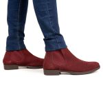 Bota Chelsea Feminina Couro DIfranca PN1777 - Bordô