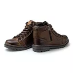 Bota Casual Masculino Couro DIfranca - 05511-2712 - Chocolate Whisky