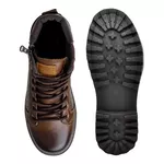 Bota Casual Masculino Couro DIfranca - 05511-2712 - Chocolate Whisky