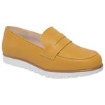 Mocassim Feminino Couro DIfranca 6002 - Mostarda