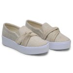 Tênis Feminino Slip On Vegano DIfranca 1115 - Juta Bambu 