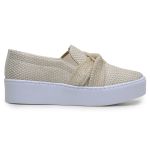 Tênis Feminino Slip On Vegano DIfranca 1115 - Juta Bambu 