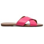 Rasteira Feminina Couro Fly Difranca - 022 - Rosa Pink 