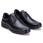 Sapato Casual Masculino Preto Couro DIfranca - 20285