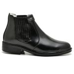 Bota Social Masculina Preto Couro DIfranca - 1501