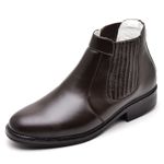 Bota Social Masculina Café Couro DIfranca - 1501