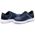 Tênis Casual Masculino Azul Couro DIfranca - 3023