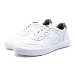 Sapatênis Casual Masculino Branco Couro DIfranca - 670