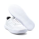 Sapatênis Casual Masculino Branco Couro DIfranca - 670