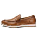Mocassim Casual Masculino Caramelo Couro DIfranca - 171 
