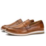 Mocassim Casual Masculino Caramelo Couro DIfranca - 171 