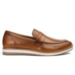Mocassim Casual Masculino Caramelo Couro DIfranca - 171 