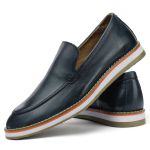 Mocassim Casual Masculino Azul Marinho Couro DIfranca - 170