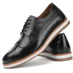 Sapato Casual Masculino Oxford Preto Couro DIfranca - 173