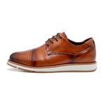 Sapato Casual Masculino Oxford Caramelo Couro DIfranca - 156