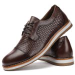 Sapato Casual Masculino Oxford Mouro Couro DIfranca - 172