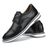 Sapato Casual Masculino Oxford Preto Couro DIfranca - 140