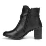 Bota Feminina Firenze Preto Couro DIfranca - 9039