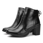 Bota Feminina Regina Preto Couro DIfranca - 9033