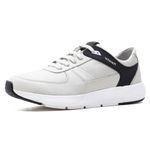 Tênis Masculino Sneaker Gelo Preto Couro DIfranca - 9002