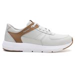 Tênis Masculino Sneaker Gelo Caramelo Couro DIfranca - 9002